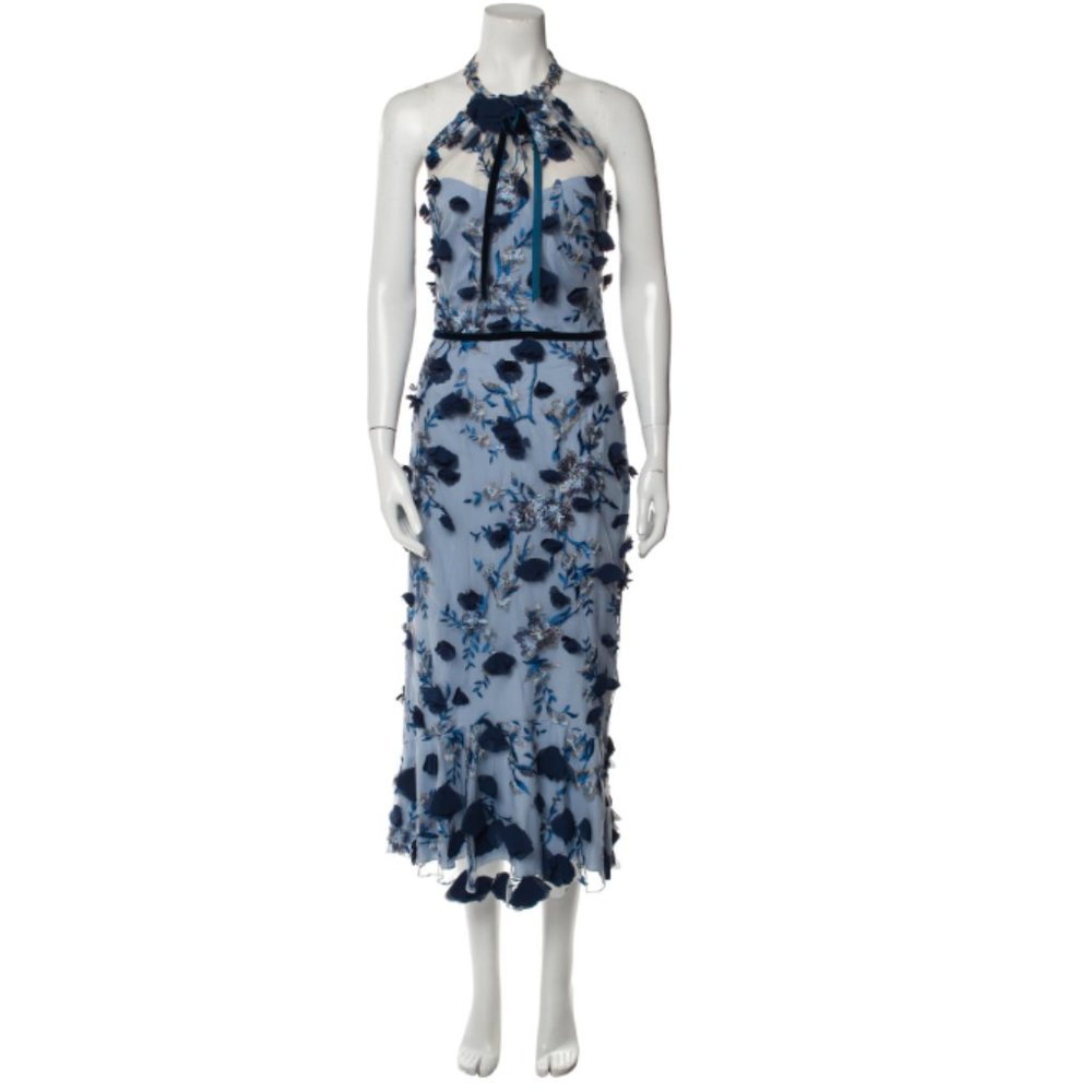 NWT! Marchesa Notte floral evening dress